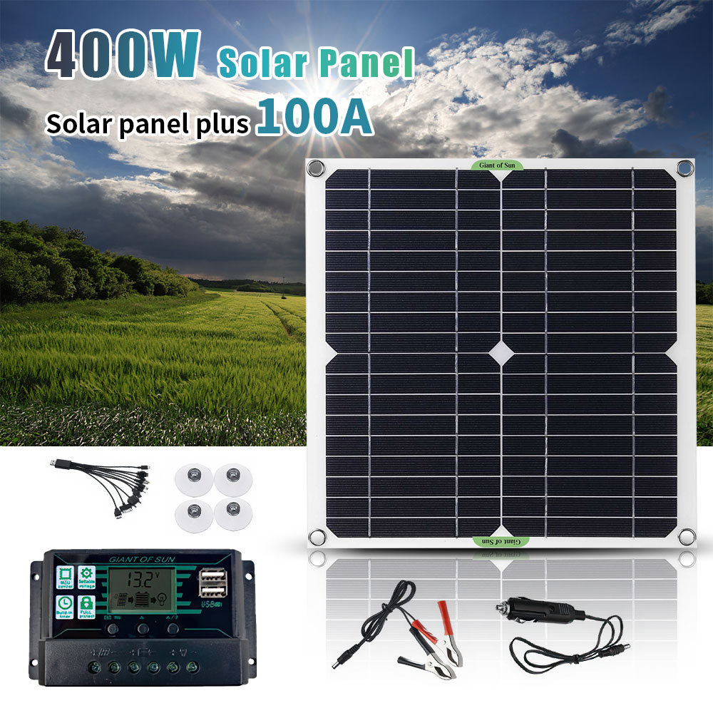 Rv Solar Kit 400W - Portable 400W Solar Panel Kit 100A