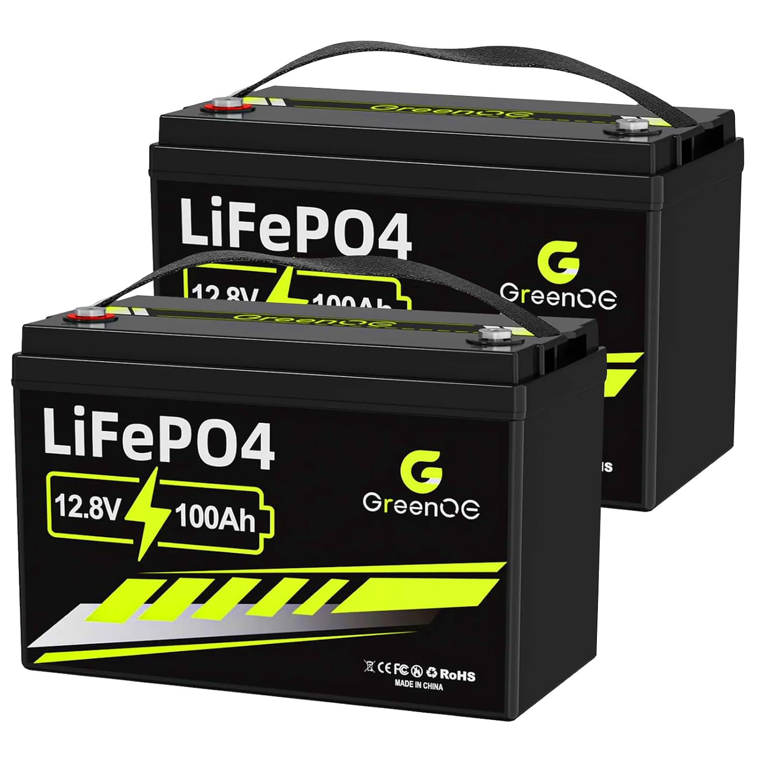 Lithium Battery 100Ah - 12V 100Ah LiFePO4 Battery, Deep Cycle
