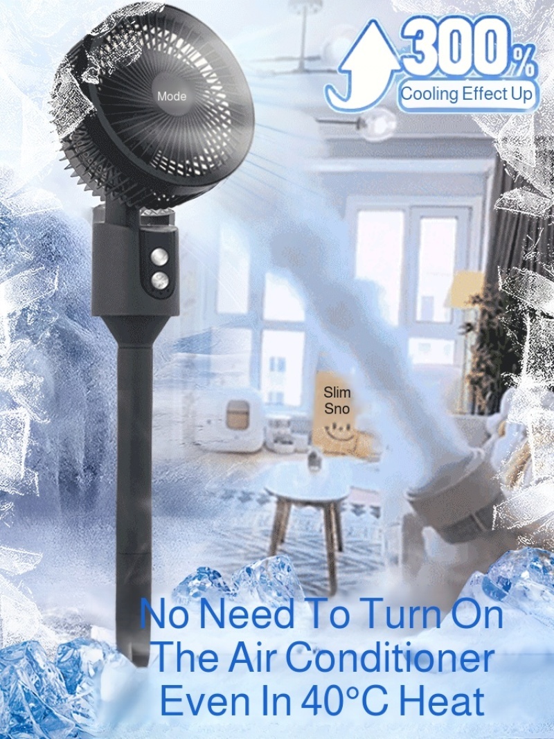 Wind Turbine Generator - Ultra-Quiet Air Circulation Floor Fan Turbine