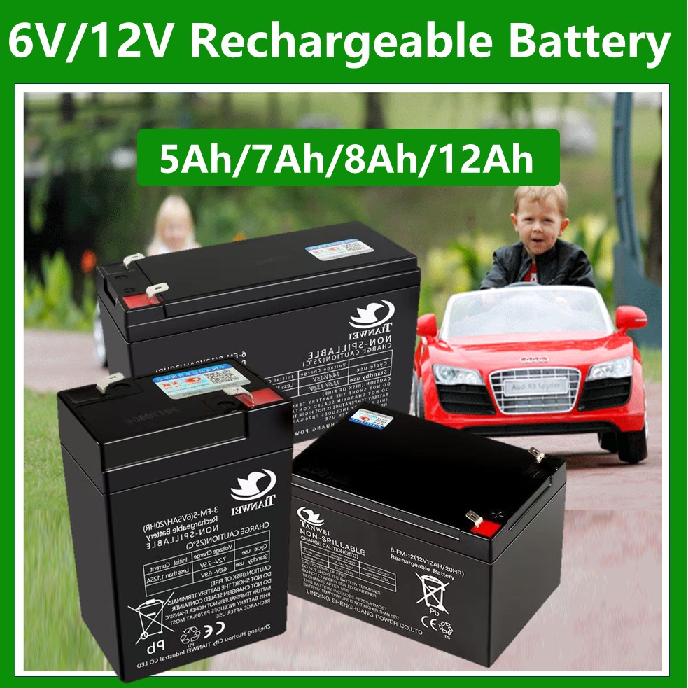Renewable Energy Model - Children Toy Car Battery 6V 12V
