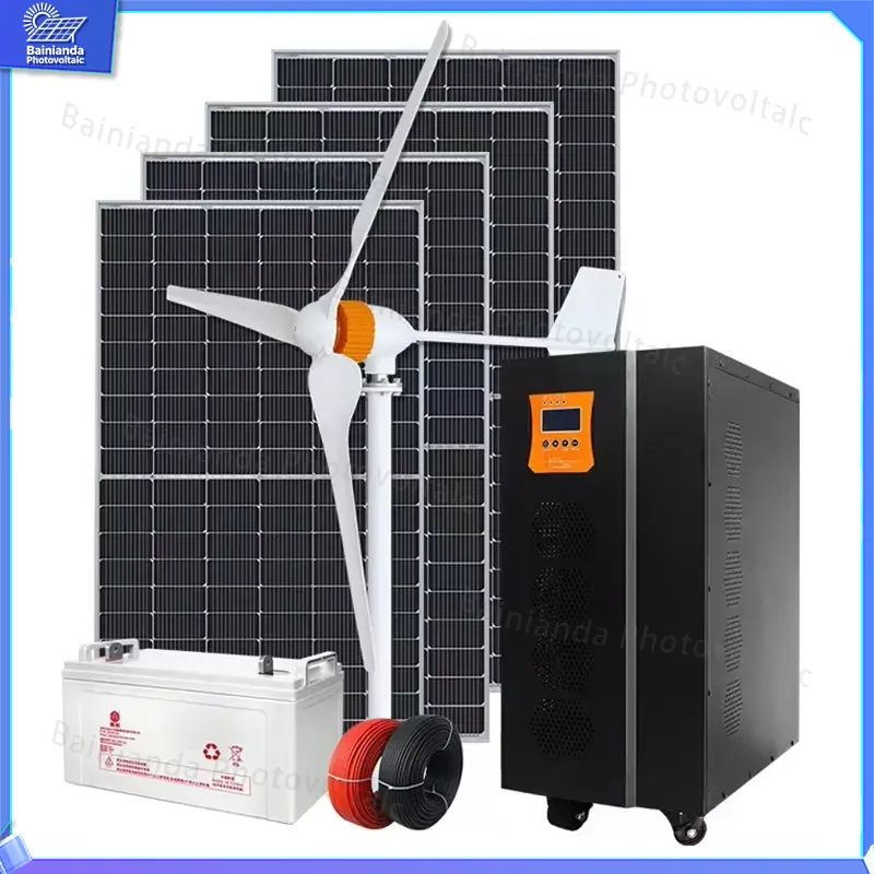 3KW 5KW 8KW Hybrid Wind Solar  - Renewable Energy Kits review and price