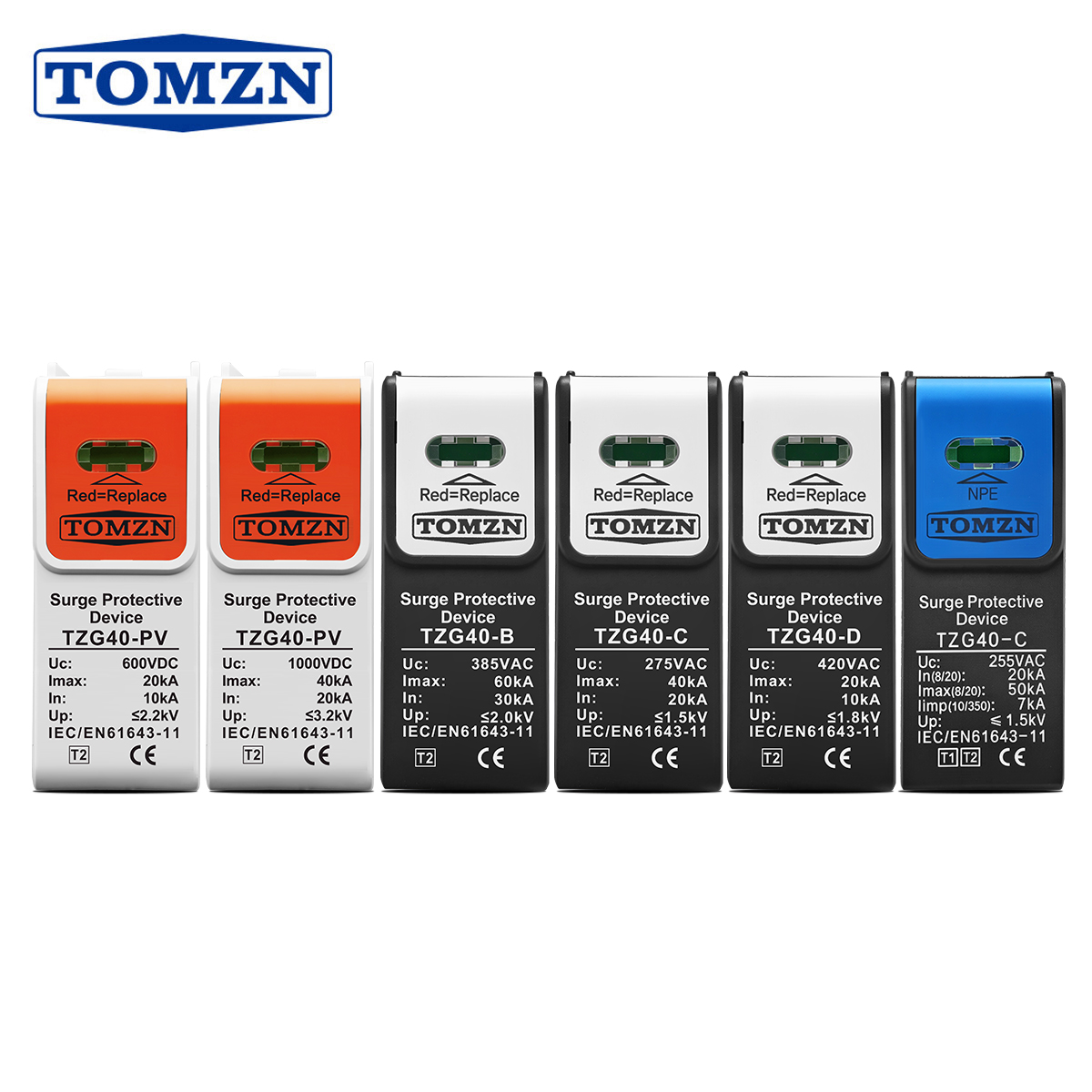 1PCS TZG40 PV Discharge Tube D - Ac Surge Protector review and price