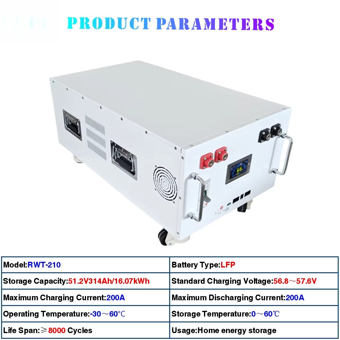 RWT Large Capacity Storage Sol - Lithium Battery 100Ah review and price