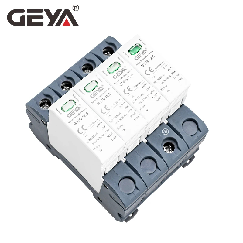 GEYA GSP9 12.5KA T1+T2 SPD 4P  - Ac Surge Protector review and price