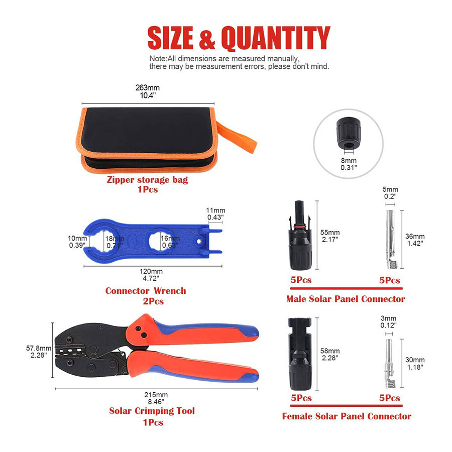 Solar Crimping Tools for 2.5-6 - Mc4 Crimping Tool review and price