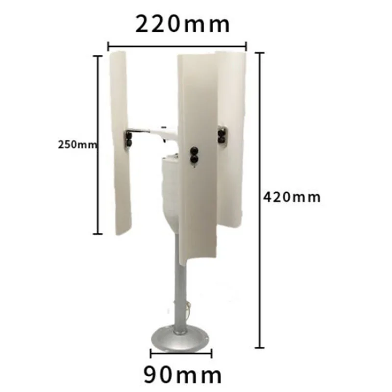 Vertical Five-Blade Wind Gener - Renewable Energy Model review and price