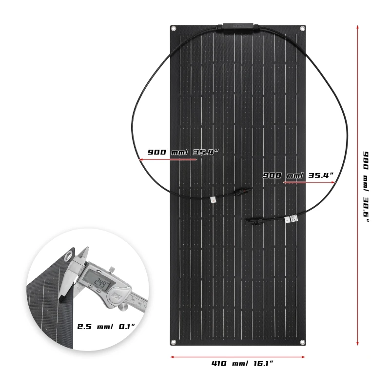 Flexible Solar Panel 75W 150W  - Renewable Energy Kits review and price
