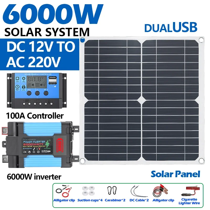 6000W solar kit equipped with  - Renewable Energy Kits review and price