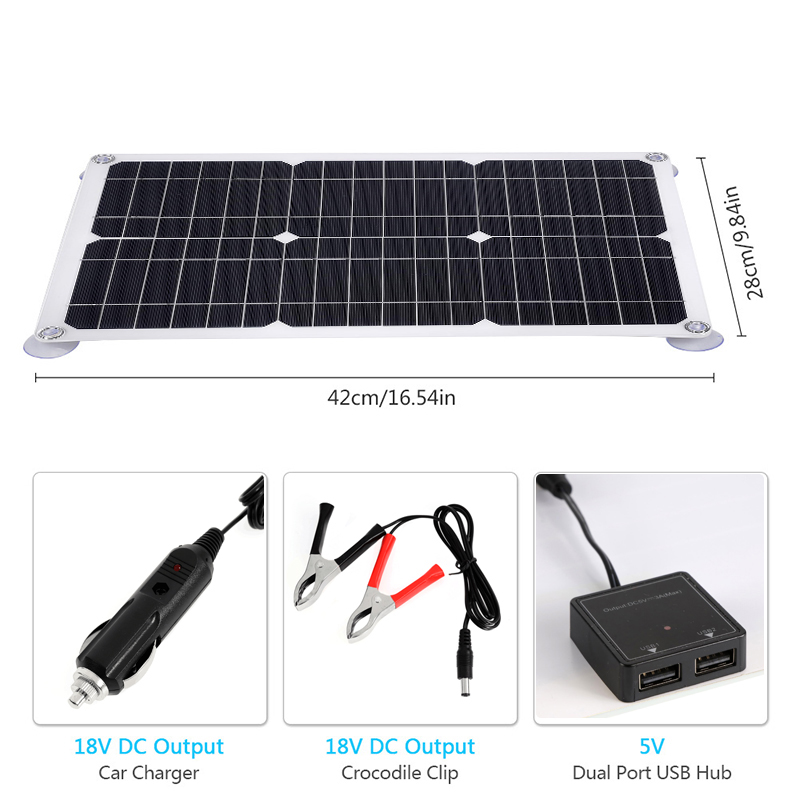 200W 400W 18V Solar Panel Kit  - Rv Solar Kit 400W review and price