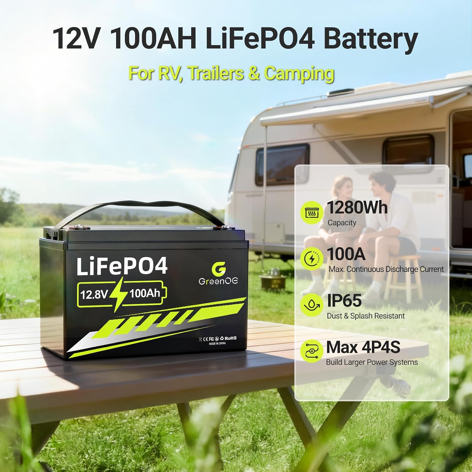 12V 100Ah LiFePO4 Battery, Dee - Lithium Battery 100Ah review and price