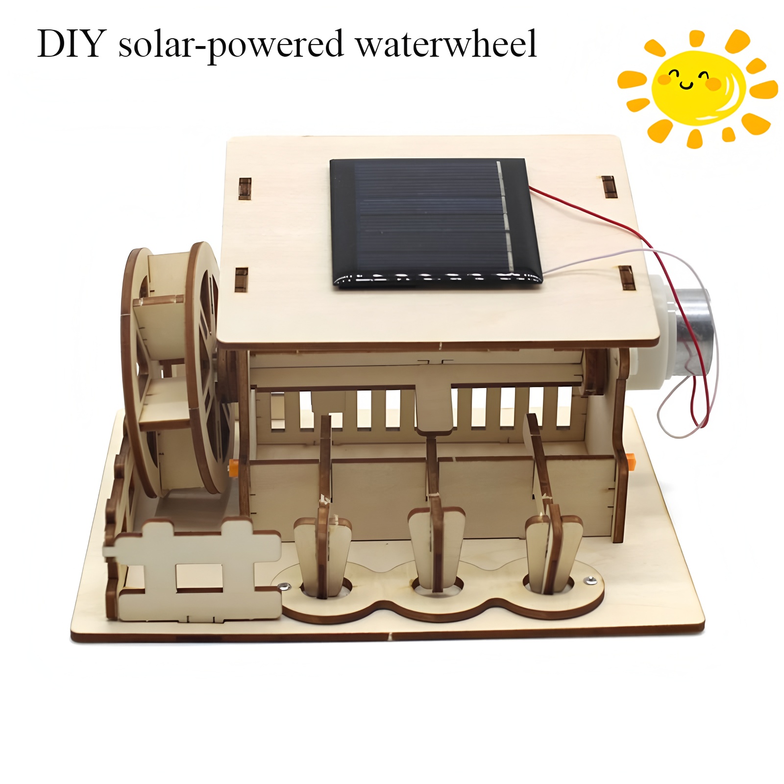 Solar-powered waterwheel,  Diy - Renewable Energy Model review and price