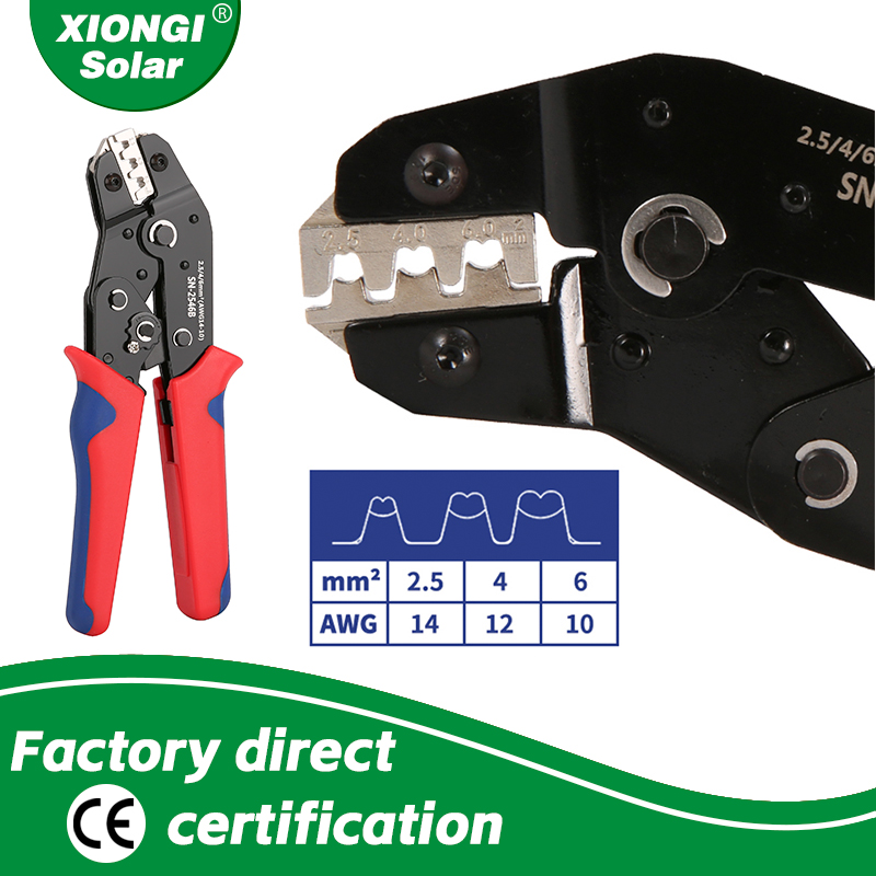 SN-2546B Solar Photovoltaic Co - Mc4 Crimping Tool review and price